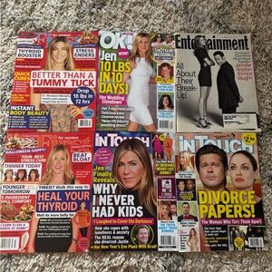 Assorted Celebrity Magazines Collection